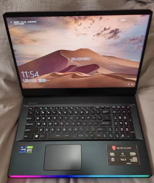 Hot Sales MSI GE76 Raider 17.3" I7 Laptop 32GB RAM 1TB NVMe SSD 240Hz FHD Display RTX3070TI 14-Core Gamer English Keyboard