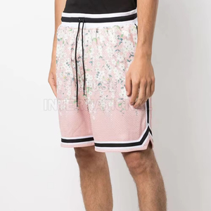 Shorts décontractés jaunes en toile de haute qualité, respirants, imperméables, coupe-vent, taille élastique, personnalisables, couleur unie, entrejambe de 5 pouces pour homme - Product Image 4