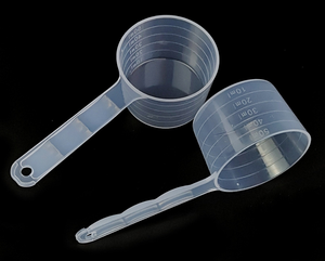 Nhà Máy Bán buôn 25gram 50ml nhựa trong suốt đầu đo muỗng muối xi-rô đường uống sữa bột muỗng - Product Image 1