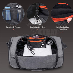 Logotipo personalizable Color Bolsas de gimnasio de alta calidad de alta capacidad Bolsas de gimnasio impermeables portátiles - Product Image 3