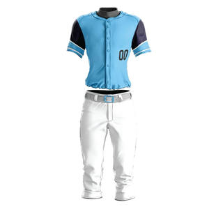 Logotipo personalizado Venta caliente precio razonable conjunto de uniforme de béisbol Ropa deportiva cómoda en todos los colores y tamaños uniforme de béisbol - Product Image 4