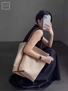 Sac fourre-tout en jute réutilisable pour femme, écologique, prix d'usine en gros, avec votre logo - Product Image 5