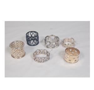 Haute Qualité Feuille Conception À La Main En Laiton Or Serviette Anneaux Titulaire Serviette Anneaux Pour La Fête De Mariage Table À Manger Décoration - Product Image 6