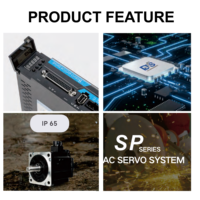 Kit de servomoteur AC à couple élevé 1KW 220V 380V 3000-6000RPM pour machine CNC et équipement d'automatisation, servomoteur avec moteur