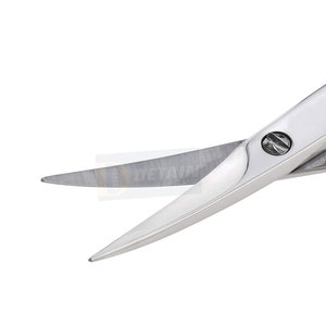 Ciseaux à cuticules de qualité supérieure métal acier manucure ciseaux à cuticules lames tranchantes cisailles à pointe incurvée fine 3.5" - Product Image 3