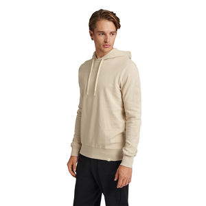 Sudadera con capucha de gran tamaño de algodón 100% para hombre con logotipo impreso personalizado DIY bordado de soplo de invierno pantalones de chándal americanos sólidos - Product Image 1