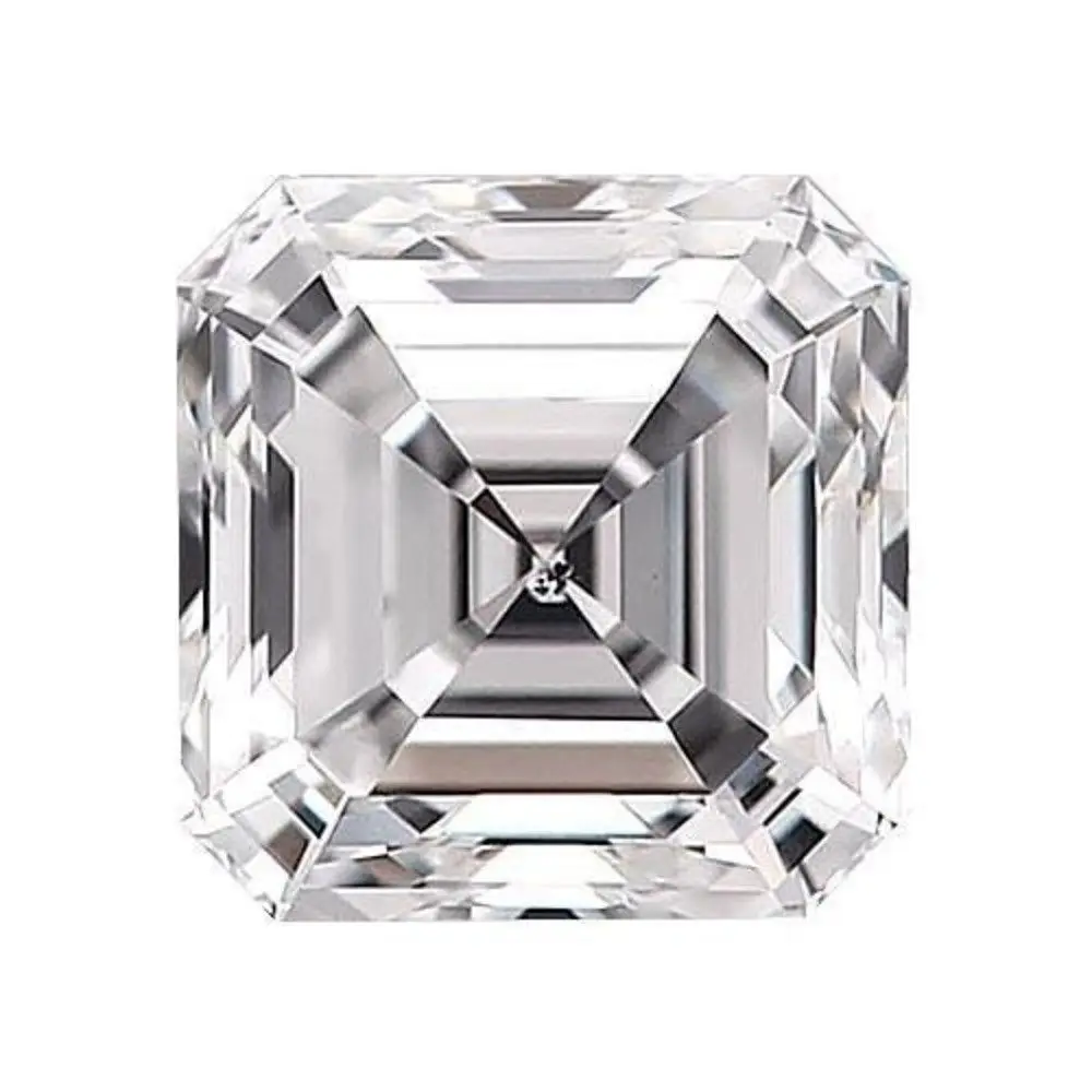 Lab Grown Asscher Cut Diamond Color DEF Clarity VVS VS IGI Certified CVD HPHT Diamond