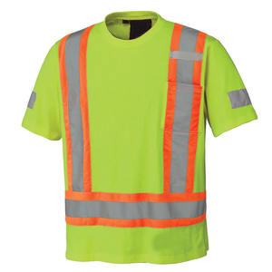 Camisetas Reflectantes Más Vendidas, Camiseta de Trabajo Reflectante de Seguridad de Alta Visibilidad, Camisetas Polo para Hombre - Product Image 3