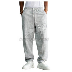 กางเกงสเวตแพนท์ทรงหลวมแบบพรีเมียม ผ้าเนื้อนุ่ม สวมใส่สบาย กางเกงสเวตแพนท์ทรงหลวม - Product Image 1