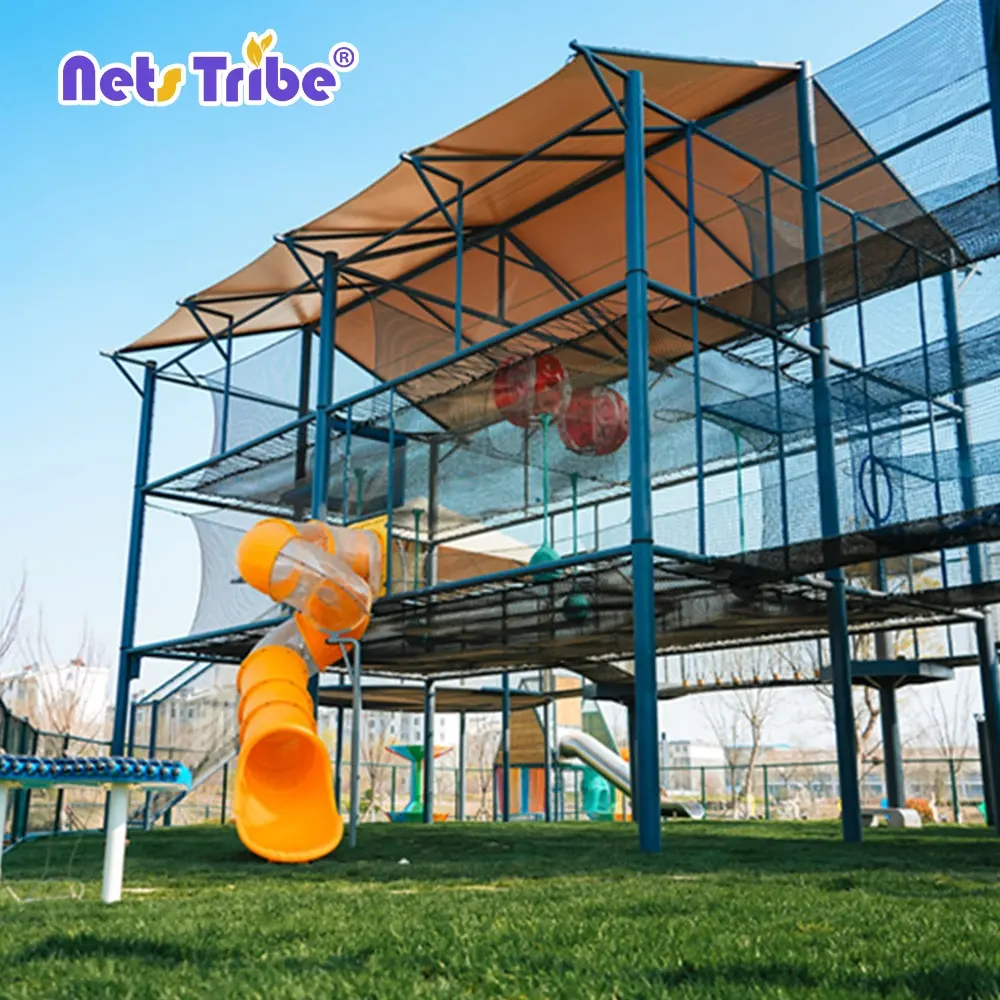 Outdoor Adventure Park Climbing, Trampoline, and Rope Net Play Equipment - Leading Manufacturer and Supplier