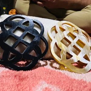 Collier pour femmes à la mode naturel avec pendentif en corne de buffle de meilleure qualité fait à la main meilleur produit d'artisanat de qualité par HF CRAFTS - Product Image 4