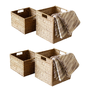 Luxury Designer <b>Storage</b> <b>Basket</b> For Home & Kitchen Use Decorative <b>Basket</b> Handmade Product Rattan & Iron Customize Size - Product Image 4