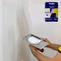 Meilleur revêtement mural en poudre de mastic blanc à base d'acrylique Peinture extérieure en ciment anti-humidité et sans fissures pour application par pulvérisation