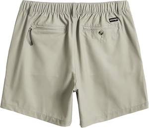 High Quality OEM Wholesale Custom Logo 100% Cotton <b>Elastic</b> Waistband Flat Front Zipper Fly Multiple Pockets <b>Chino</b> <b>Shorts</b> For Men - Product Image 5