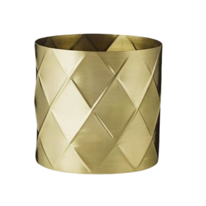 Pot de fleurs en métal de taille personnalisée fini or Hôtels et restaurants design attrayant Décoration intérieure et intérieur - Product Image 4