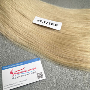 ผมเวียดนามแท้แบบขายส่ง ปริมาณมาก เรียงเส้นผมตามธรรมชาติ ผมตรงเด้งดึ๋ง น้ำหนัก 100 กรัมต่อมัด ยี่ห้อ Thanh an Hair รุ่น T434 - Product Image 5