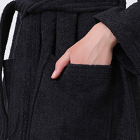 Ensembles de peignoirs de bain en coton de luxe pour femmes, doux et respirants, en tissu éponge, vente en gros