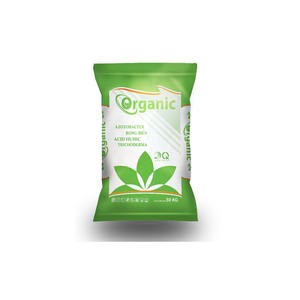 Bolsa tejida de polipropileno impresa flexográfica personalizada con laminación de película 25kg - Product Image 1