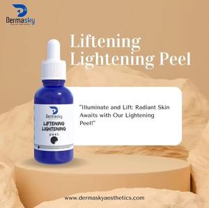 Dermasky Liftening Éclaircissant Peel Élimination des rides et raffermissement de la peau 30mL Peeling chimique de marque privée pour des résultats rapides - Product Image 3