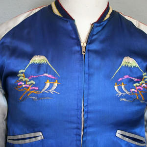 Gran oferta, chaqueta de invierno con logotipo personalizado del equipo Letterman, Colección superior, chaqueta universitaria de satén impermeable OEM, chaqueta de satén para hombre - Product Image 3