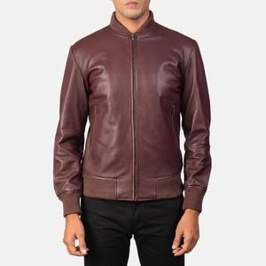 Customized Breathable Windproof Leather <b>Jacket</b> for Men <b>Winter</b> Use Front Logo <b>Cheap</b> Price Wholesale OEM - Product Image 3
