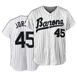 Camiseta de béisbol unisex Barons #45 transpirable y antibacteriana, camiseta retro Hip Hop de los años 90 para hombres y mujeres - Product Image 4