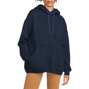 Sudadera informal para mujer, con diseño liso, tela cómoda y ajuste holgado, adecuada para compradores mayoristas - Product Image 1