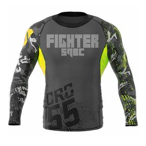 เสื้ออัดคุณภาพสูง MMA Rash Guard เสื้อฝึกซ้อมแขนยาวและมวยไทยเกียร์สําหรับเด็ก - Product Image 3
