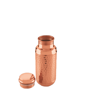 Botella de agua potable para Yoga, botella de cobre de estilo único, con tapa antigoteo avanzada - Product Image 4