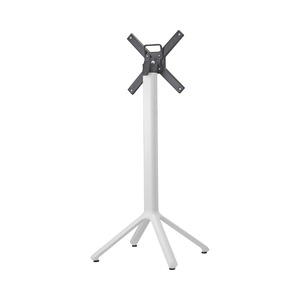 Base de table inclinable pour bar, hauteur H 109 cm, en aluminium moulé sous pression avec poignée, 4 pieds réglables, pour tables hautes de bar et café en extérieur - Product Image 1