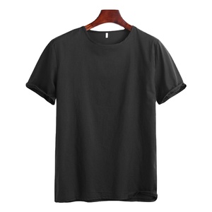 เสื้อยืดผ้าฝ้ายเรียบสีพื้น คอโอ ทรงเข้ารูป ระบายอากาศได้ดี เหมาะสำหรับออกกำลังกาย คุณภาพสูง แขนสั้น สั่งทำได้ - Product Image 4