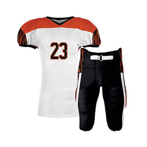 2022 unisexe Football américain maillot uniforme Polyester vêtements de sport haute qualité respirant Plus pantalon XL adultes jeunesse plaine - Product Image 1