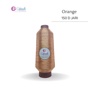 Alta tenacidad 150D Bordado Jari MS Tipo Poliéster Jari con Lurex S y ST Tipo Metálico Naranja 150D Jari - Product Image 1