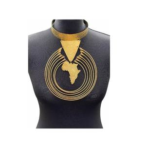 Ensemble ras du cou en laiton de qualité supérieure pour femmes ensemble de colliers traditionnels indiens parfait pour les mariages, occasions festives paire avec ethnique - Product Image 2