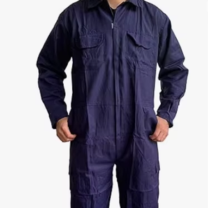 ชุดเอี๊ยมทำงานผู้ชาย สีกรมท่า สำหรับคลังสินค้า อู่ซ่อมรถ นักเรียน และคนงาน - Product Image 1