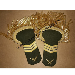 Épaulettes à franges en lingots d'or, épaulettes de cérémonie - Product Image 1