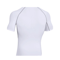 T-shirt de sport pour homme à manches courtes en tricot d'été, coupe ajustée, respirant, à séchage rapide, respectueux de l'environnement, idéal pour la salle de sport