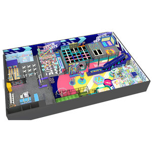 Bettaplay 2290 m² – Équipement <span class=keywords><strong>de</strong></span> <span class=keywords><strong>trampoline</strong></span> intérieur tendance et intégré, conception modulaire, équipement <span class=keywords><strong>de</strong></span> parc <span class=keywords><strong>de</strong></span> trampolines commercial - Product Image 6