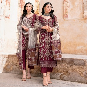 Luxury Pakistani Dresses Wedding Collection Heavy Embroidery <b>Kurta</b> Set for <b>Women</b> Wedding-2 Ready-to-Wear Pakistani Salwar Kameez - Product Image 4