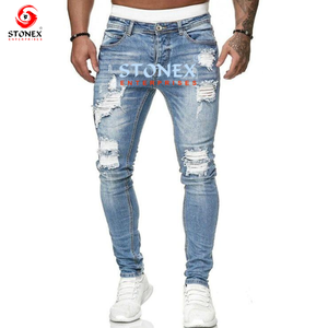 2023 OEM Pantalons skinny de haute qualité Pantalons en jean de marque pour hommes Pantalons en jean personnalisés pour hommes - Product Image 6
