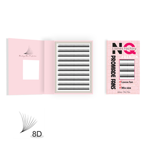 Extensiones de pestañas de pelo sintético de estilo natural con grosor de 0,07mm y producto de extensión de pestañas Premium DD Curl - Product Image 3