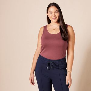 Débardeur pour femmes vibrant, tricot aérien, toucher doux, léger, fluide, extensible, forme moderne, couture durable, décontracté - Product Image 6