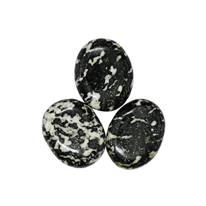 หินอัญมณีคริสตัลทัวร์มาลีนสีขาวดำขัดเงาสำหรับการทำสมาธิบรรเทาความเครียดการบำบัดด้วยพลังงานสไตล์ความรัก - Product Image 4