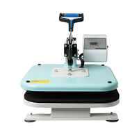 Presse à chaud électrique manuelle pivotante CHENGYUE CYCH2418 pour l'impression par sublimation sur vêtements, idéale pour les sweats à capuche professionnels