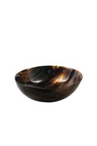 Cuenco de cuerno de búfalo de forma redonda personalizado, cuencos de servicio resistentes y duraderos para hotel, restaurante y fiesta - Product Image 3