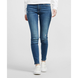 2025 New Women's Premium Denim <b>Jeans</b> Pencil Straight 100% Cotton Distressed Wash Vintage Eco-Friendly Breathable Custom Logo - Product Image 3