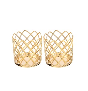 Fashionable Standard Metal Tabletop <b>Tealight</b> Votive Holder for Home and Wedding Festive Decoration and Gifting Supplies - Product Image 3