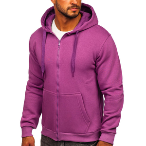 เสื้อมีฮู้ดผ้าฟลีซสำหรับผู้ชายเสื้อครอปที่ไหล่ปล่อย GSM 100% เรียบ600กำหนดเองได้ - Product Image 5