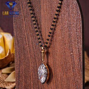 4.47 TDW Marquise CUT สีเหลืองทองเพชร mangalutra สี EF-VS ผู้หญิงของขวัญแต่งงานกับ labstone - Product Image 2