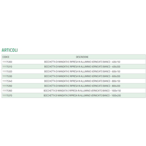 Tecnosystemi Griglie e Registri in Alluminio Verniciato Bianco con Doppio Ugello di Aspirazione e Rilascio - Product Image 5